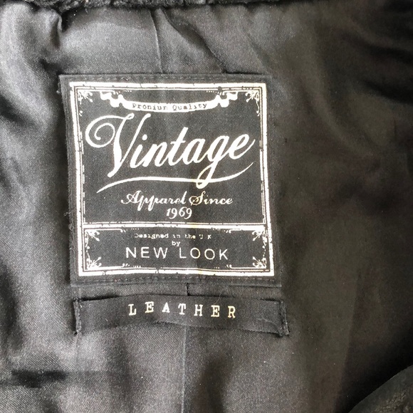 Faux Leather/ Suede Jacket with Shearling! - Picture 2 of 6